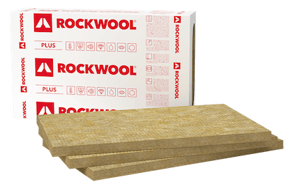 Минеральная вата ROCKWOOL Rockmin PLUS 50 мм базальтовая вата Роквул